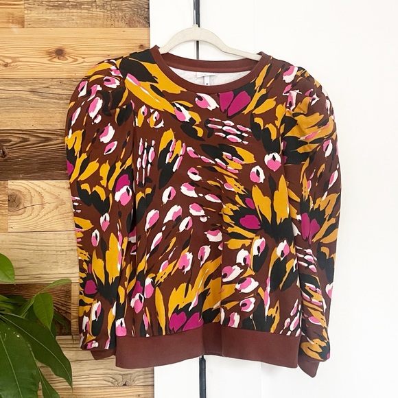 The Get Puff Sleeve Printed Sweatshirt - Picture 6 of 8